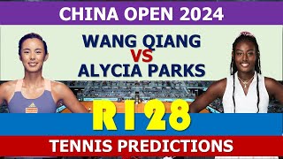 Wang Qiang vs Alycia Parks | China Open 2024