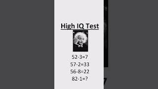 IQ test 🧐 Only for genius 🤔✅✅