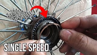 Paano Mag Overhaul/Repack ng Single speed Freewheel sprocket