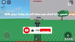 Arceus x roblox shark bite spawn script