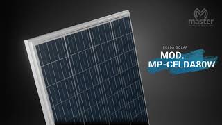 PANEL SOLAR DE 80W - MP-CELDA80W, IDEAL PARA INSTALACIONES MEDIANAS A PEUQEÑAS