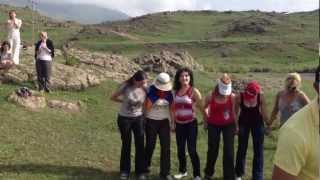 Armenians dance Kochari on Mount ARARAT