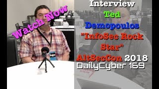 Interview Ted Demopoulos Author of InfoSec Rock Star   Atlantic Security Conference 2018 | DailyCybe