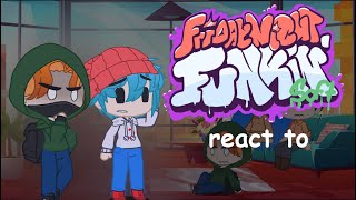 FNF soft react to ??|FNF soft reacciona a ??|gya gacha|SHORT||original