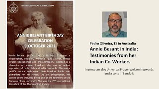 Annie Besant Birthday Celebration 2021