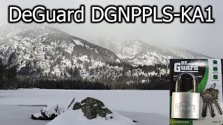 175) DeGuard Padlock DGNPPLS-KA1 Picked at Taggart Lake, Grand Teton National Park then Gutted