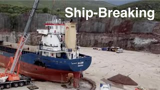 Ship-Breaking is what it’s called.