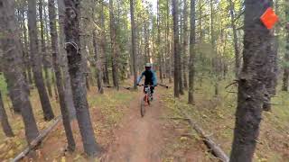 Cube Stereo Hybrid 140 Action team - 360 camera view. Ranger Summit, W. Bragg Creek