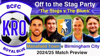 Birmingham City v Mansfield Town (A) 2024/25 Pre-Match Analysis; Key Players, Stats, Line Ups #172