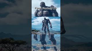 Final Fantasy XV Titan Summon #finalfantasytiktok #finalfantasy #ffxv #ff15 #summon #titan