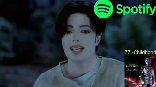 Michael Jackson's Most Listened Songs On Spotify (More To Less) Part 2 Finale