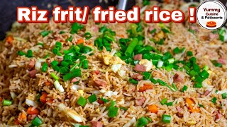 Riz Frit Express : Prêt en quelques Minutes, Savoureux à Chaque Bouchée !🍚🔥