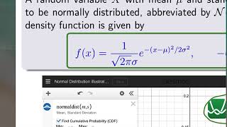 Lecture 1: The Normal Distribution and its Applications