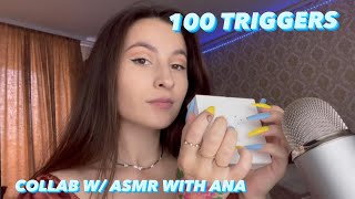 ASMR 100 triggers in 1 minute