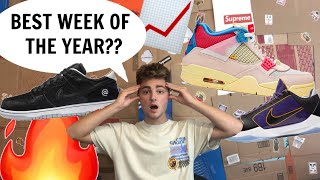 RESELLERS WEEKLY EPISODE 5!!! UNION JORDAN 4 MEDICOM DUNK AND KOBE PROTRO!!!