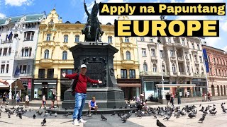 Saan Ako Nag-Apply Papuntang Europe at PASYAL SA MAIN SQUARE Zagreb City