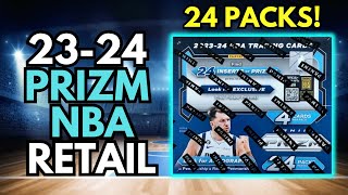 24 Prizm Packs | 2023-24 Panini Prizm Basketball NBA Retail Box Opening | *Wemby Hunting*