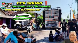 CEK SOUND RWJ AUDIO bawa BX24 DI karnaval NGANJUK ‼️dj andalan tetap dihati