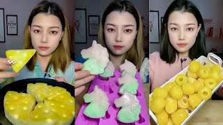 ASMR ICE EATING - MUKBANG ICE EATING CRUNCHY SOUNDS 220