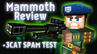 MAMMOTH SNIPER RIFLE REVIEW IN PIXEL GUN 3D + 3CAT TEST