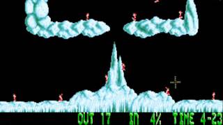 Holiday Lemmings 1994 - Level 4