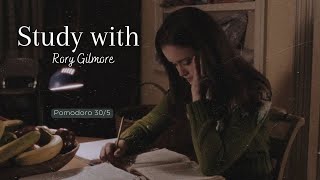 Study With Rory Gilmore ☕ / Lofi aesthetic music with Pomodoro timer / Gilmore girls edition