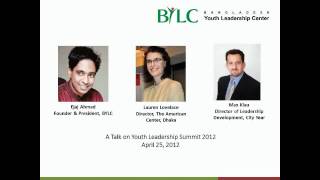 A talk on BYLC Youth Leadership Summit 2012 in Radio Foorti