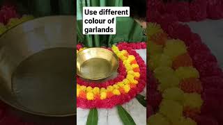 How to make #rangoli in 5 mins #rangoli #easyrangoli #diy #diwalidecor #rangoliideas #decor #reels