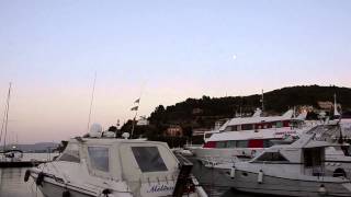 Porto Santo Stefano e il tramonto sulla laguna