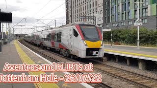 Aventras and FLIRTs at Tottenham Hale - WAML - 26/07/22