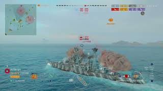 World of Warships: Legends Tennessee 159K dmg