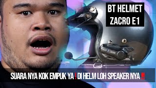 BLUETOOTH  HELM YANG YANG TERLALU !!! UNBOXING & REVIEW  #BTHELMET  #ZACRO_E1