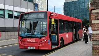 SHORT HILLCLIMB | A Journey on ENX2 - LJ61 CKG | Arriva London South Route 166