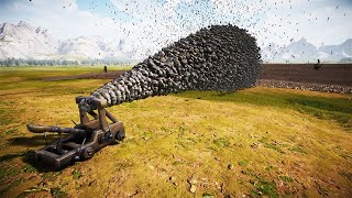 CATAPULT FULL AUTO vs 600.000 SPARTANS UEBS 2 - Ultimate Epic Battle Simulator 2