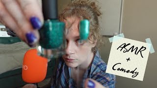 Nail Polish Unboxing/Swatching (ASMR, comedy, my deepest insecurities, whispering)