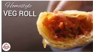 Easy VEG ROLL recipe - How to make Veg Roll at home | वेज रोल | Home style Vegetable Roll recipe