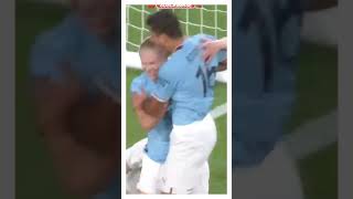 Haaland first goal for Man city