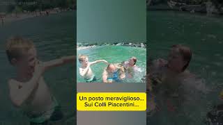 Un tuffo nel Fiume Trebbia…!La natura incontaminata dei Colli Piacentini!#roulotte #travel #fiume