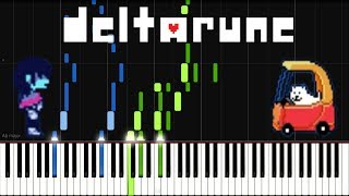 WELCOME TO THE CITY - Deltarune Chapter 2 [Synthesia Piano Tutorial]