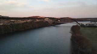 Flying my DJI Mavic Air 2 around Pennybacker (360) Bridge - Austin, TX - 3.14.21