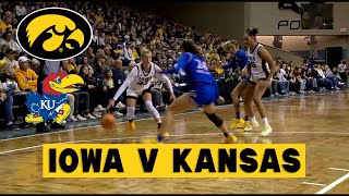 Iowa Takes On Kansas in the 2024 Women's College Basketball SHOWDOWN