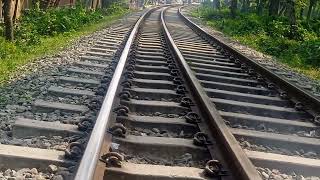 Walking on the Railline of Thakurgaon Road Railway Station.