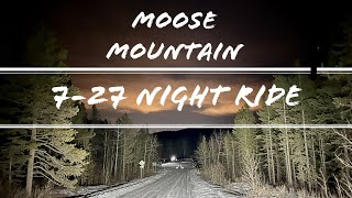 727 Night Ride | Moose Mountain, AB | Norco Bigfoot VLT 2023 | #outboundlighting | #fatbiking