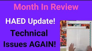 Diamond Painting Month In Review- HAED Announcement and Update - Technical issues again!😵