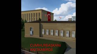 CUMHURBAŞKANİ ANITKABİR'DE #shorts