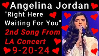 Song # 2 "Right Here Waiting For You"  From Live Concert at the Alex Theater in Glendale CA 9 20 24