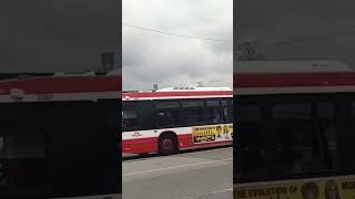 TTC Nova Bus LFS #3361 on route 944 Kipling South Express, going southbounds on Kipling Ave