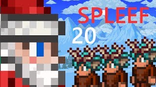 Terraria spleef but I'm Santa | Terraria spleef 20