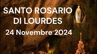 Il Santo Rosario di Lourdes di oggi - Domenica 24 Novembre 2024