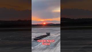 Best Spot To View Sunset @Helsinki Vantaa Airport #explore @oceancityunicorn